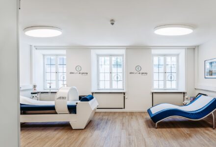 Behandlungszimmer des Clinicum St. Georg