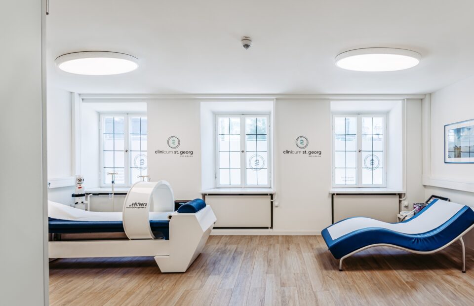 Behandlungszimmer des Clinicum St. Georg