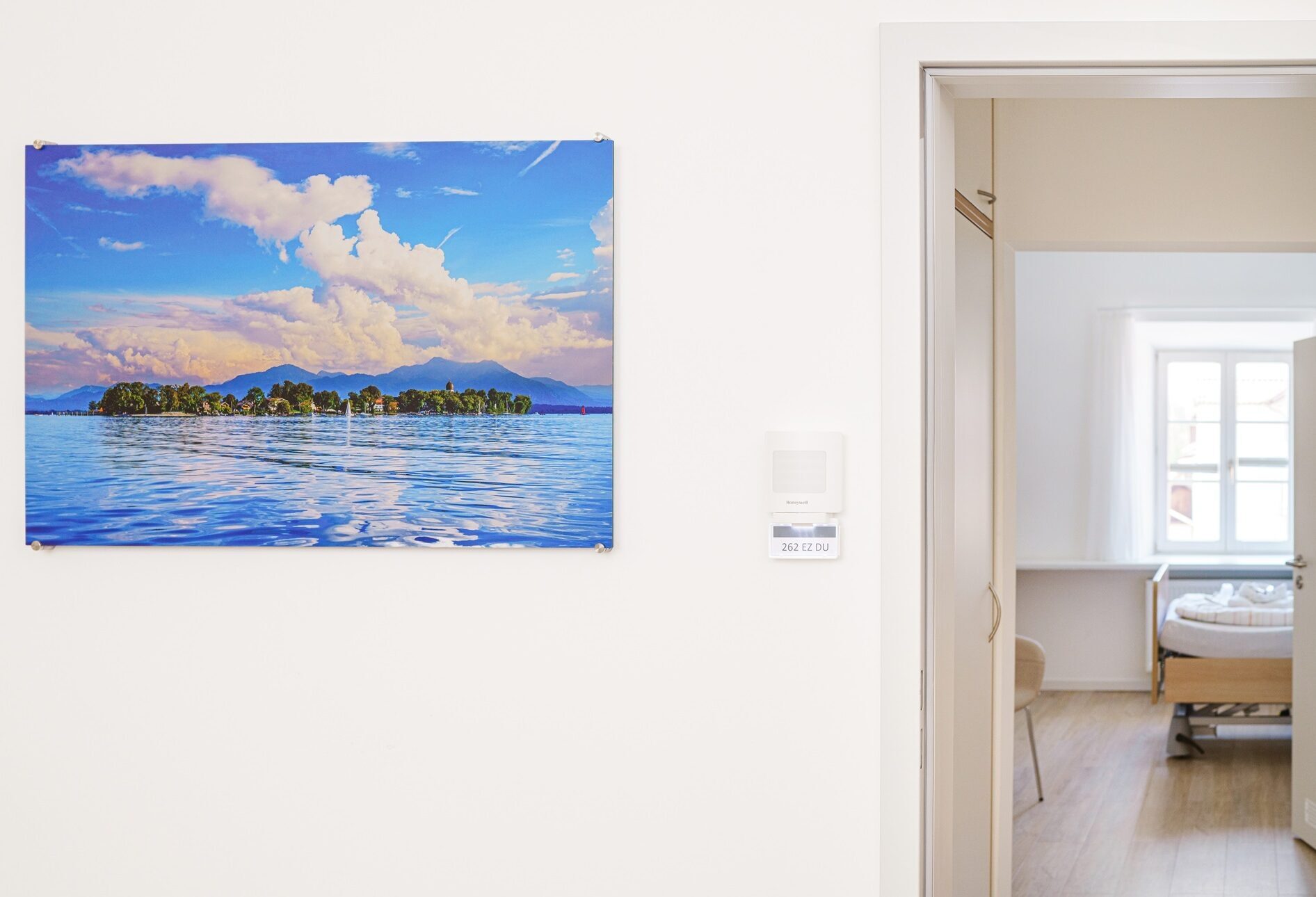Clinicum St Georg Blick in ein Patientenzimmer